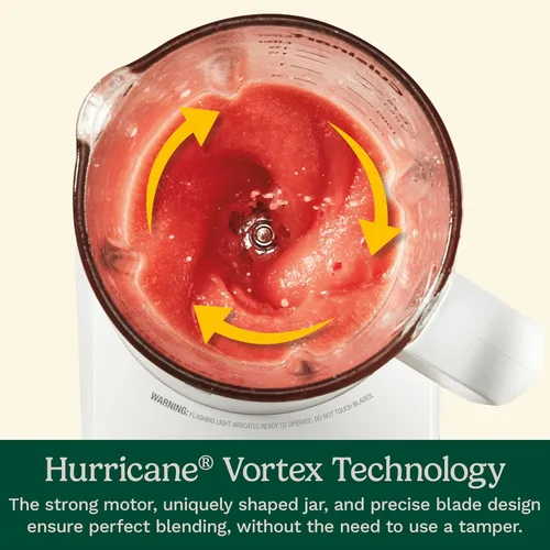 Vista 3 de Cuisinart Hurricane® - Batidora digital en tarro de vidrio de 48 onzas, manual de 5 velocidades, 6 ajustes preestablecidos, batido, batido, cóctel
