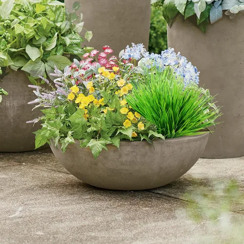Vista 4 de 10 paquetes de plantas de césped artificial, plantas de césped sintético para exteriores, resistentes a los rayos UV, pasto de trigo de plástico