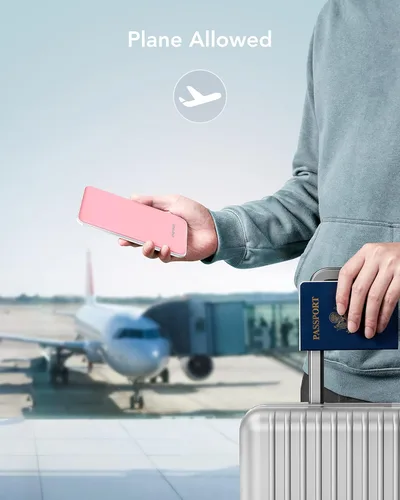 Vista 6 de Charmast USB C Power Bank, 26800mAh Portable Charger USB C, Slim Thin 3A High-Speed Battery Pack Type C with 3 Input & 4 Output Compatible with