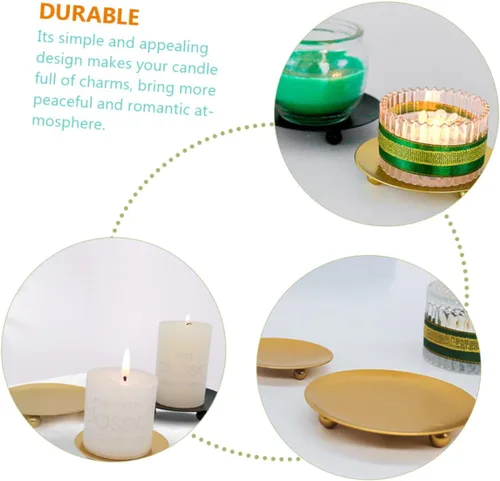 Vista 2 de IMIKEYA 16pcs Candle Holder Tea Light Votive Stand Decorative Candle Stand for Home Table Decor Centerpiece
