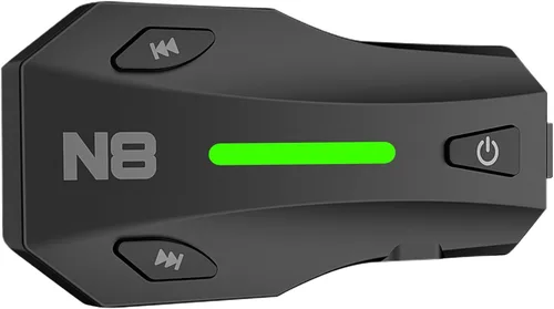 Vista 9 de N8 8 Riders Group - Intercomunicador de malla para motocicleta, auriculares Bluetooth para motocicleta V5.4 con audio multitarea/compartir música