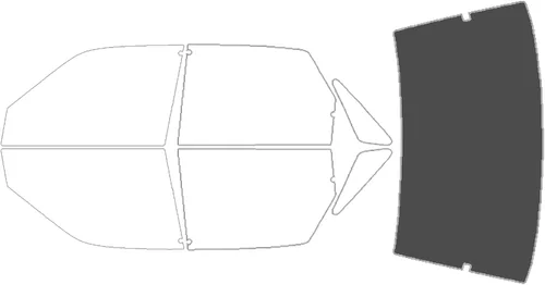 Vista 32 de AUTOTEK Película de tinte precortada para ventanas en la parte trasera de automóviles, protección solar de privacidad, vidrio antiroturas, 2 capas