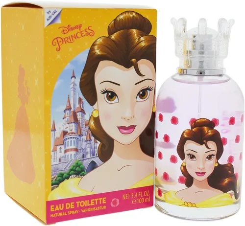 Disney Princess Belle Eau de Toilette en espray para niños, 3.4 onzas