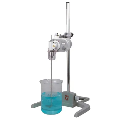 Agitador de laboratorio de 125V con eje de agitación y 4 cuchillas, hélice de 2.362 in, 15-600 RPM
