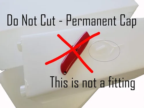 Vista 8 de classAcustoms Tanque de agua dulce y sucia para RV Paquete Combo (16 galones y 21 galones) Tanques de retención de agua para RV