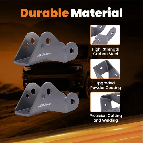 Vista 2 de Tuningsworld Extensión de amortiguador de 3" a 5" para Chevy Silverado C1500, para GMC Sierra C1500 2WD 1988-1998, soportes de extensión