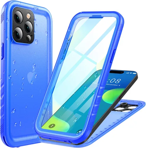 Vista 30 de Cozycase Compatible con funda impermeable para iPhone 11, protector de pantalla incorporado, cubierta de parachoques resistente de cuerpo completo