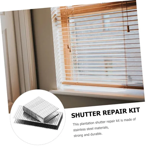 Vista 7 de Persianas para ventanas, 40 Uds. Reparación de clavos de obturador de ventana para interiores, mini herramientas, persianas de cortina, persianas