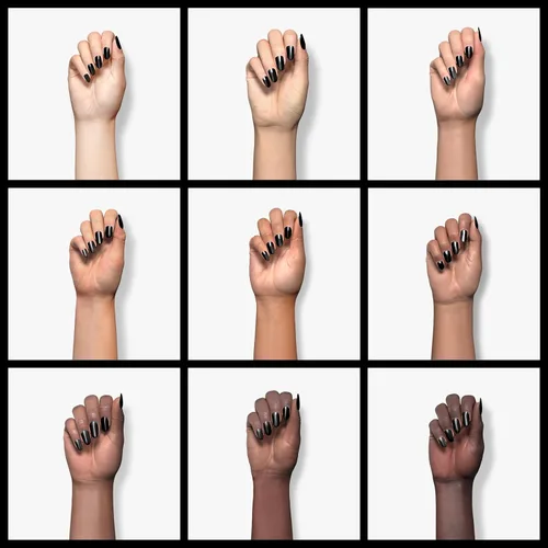 Vista 4 de Morovan Polvo acrílico negro para uñas, polvo acrílico profesional de 2 onzas, polímeros de uñas negros para tallar extensiones de uñas acrílicas