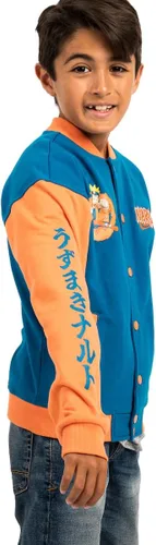 Vista 2 de Bioworld Chaqueta bomber juvenil Naruto Azul y Naranja