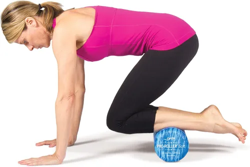 Vista 7 de Rodillo de espuma de densidad suave, Optp Pro Roller, para masaje, estiramiento, ejercicios, yoga y pilates