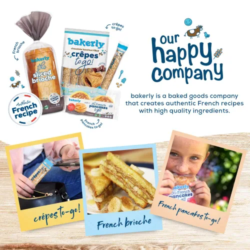 Vista 3 de bakerly Brioche - Rollos de cena (paquete de 4, 8 unidades (32 rollos de cena Brioche en total)