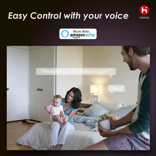 Vista 4 de BR30 - Bombillas LED WiFi inteligentes, cambio multicolor RGBCW, blanco cálido a frío, regulable, compatible con Alexa y Google Home (sin hub)