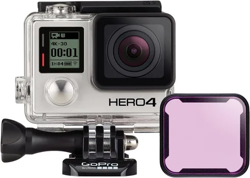 Vista 3 de GoPro Filtro de buceo HERO3+ para carcasa estándar (Magenta) (accesorio oficial de GoPro )
