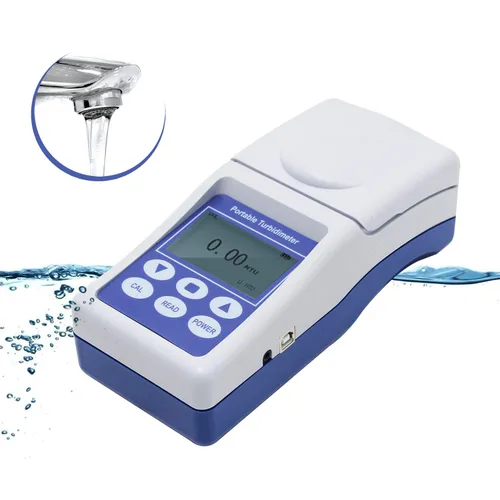 NEWTRY Medidor de turbidez digital portátil 0 ~ 1000NTU Turbidímetro de laboratorio Calidad de agua Medidor de detección de turbidez Probador (0 ~