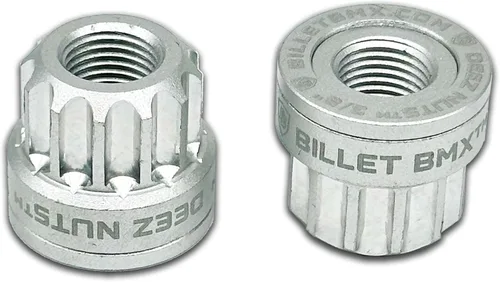 Vista 8 de BILLET BMX™ Deez Nuts™ Tuercas de eje de bicicleta de 12 puntos 3/8"-26 tpi (paquete de 2)