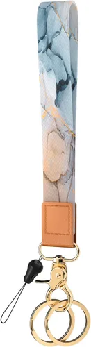 Vista 19 de Llavero de pulsera para mujeres y hombres, soporte para llavero, cordón de muñeca para llaves