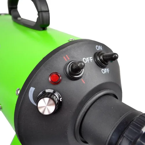 Vista 3 de Flying Pig - Secador de aseo para perros de alta velocidad con velocidad de aire y calor variables (verde)