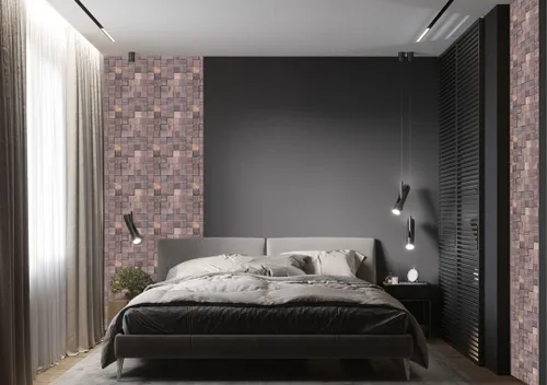 Vista 6 de Alenor Tessera Ice - Paneles de pared de madera 3D de 5.80 pies cuadrados, juego de paneles de madera natural recuperada, ajuste sin costuras