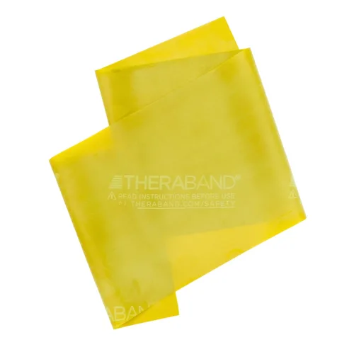 Vista 11 de THERABAND Resistance Band Set, Pack of 7 Elastic Bands for Legs, Butt, Arms, & Shoulders, 6 Ft Individual Flat Exercise Bands, Professional Latex