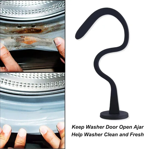 Vista 5 de Soporte magnético para puerta de lavadora, soporte de puerta de lavadora de carga frontal, mantiene la puerta de la lavadora abierta, accesorio