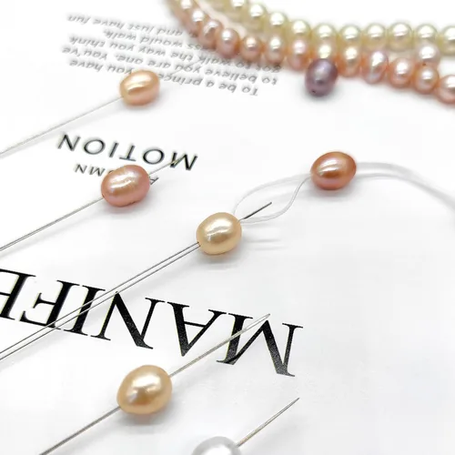 Vista 3 de BlingKingdom Agujas de cuentas de 5 tamaños, agujas de cuentas de semillas, agujas de cuentas de ojo grande con botella de aguja, aguja plegable