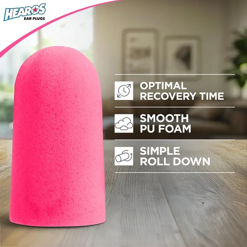 Vista 6 de Hearos Sleep Pretty in Pink tapones para los oídos para mujer, 14