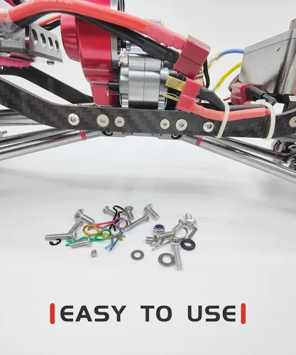 Vista 5 de Juego de tornillos universales RC de 710 piezas, 304 tornillos de acero inoxidable, sujetadores de hardware para Traxxas Axial Redcat HPI Arrma