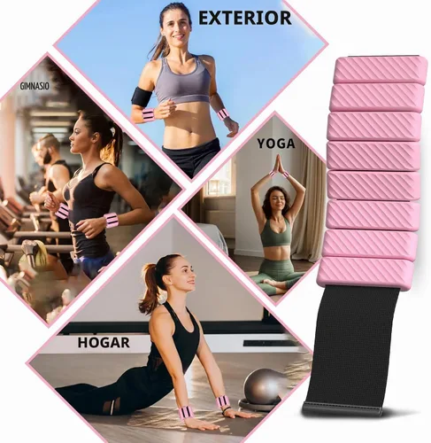Vista 2 de Pesas de muñeca y tobillo de pilates para mujer