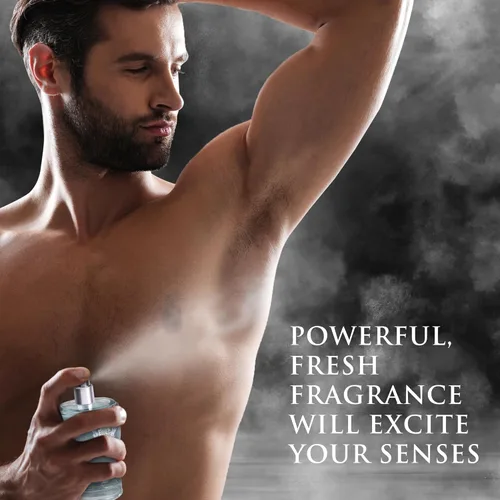 Vista 5 de Victorious for Men Eau De Toilette - Fragancia amaderada y acuática - Hoja de laurel aromática y jazmín y base amaderada de madera de guayaco