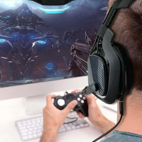 Vista 7 de Reemplazo para Cable de Silencio Inline Astro A40, Cable de Audio Auxiliar con Función de Silencio Compatible con Auriculares Astro A40