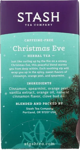 Vista 7 de Stash Tea Company, Té de Hierbas de Nochebuena, 18
