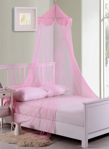 Vista 4 de Cotton Loft Pom - Toldo de cama plegable para niños, tamaño único, color azul