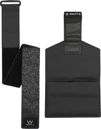 Peaty's Holdfast - Envoltura para herramientas de sendero, súper segura, sin deslizamiento ni traqueteo, diseño modular, impermeable, bolsa de Negro
