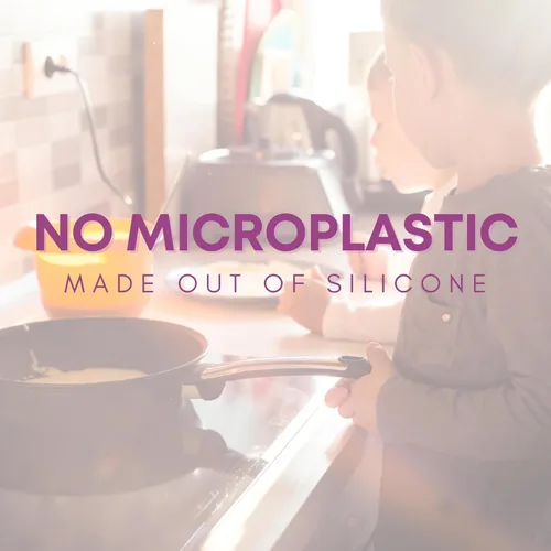 Vista 9 de Volteador de panqueques ancho - Espátula de silicona extra grande resistente al calor para utensilios de cocina antiadherentes y plancha - Perfecto