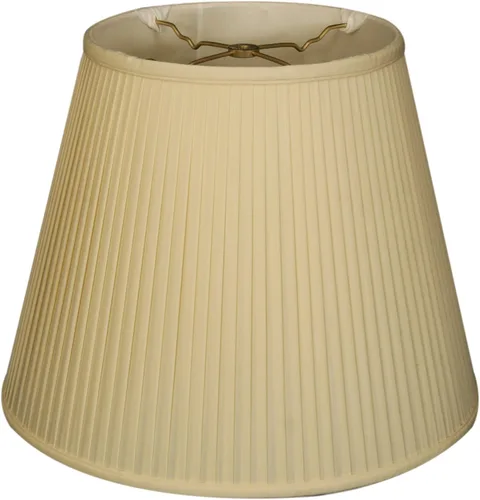 Vista 16 de Royal Designs - Pantalla básica plisada lateral profunda imperio, beige, 7.5 x 12 x 9.5 pulgadas, BS-729-12BG