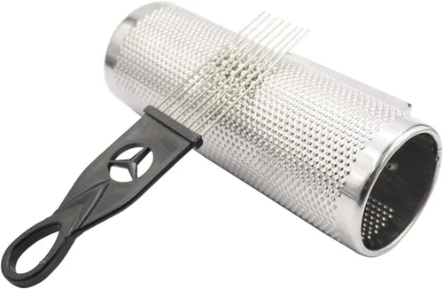 Vista 5 de EastRock Güiro Shaker de Acero Inoxidable de 8" x 3" Instrumentos Musicales de Percusión con Rascador