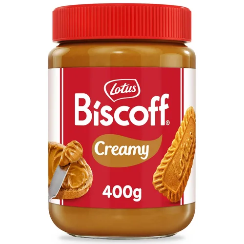 Lotus Biscoff - Mantequilla de Galletas Blandas, Caramelo, 400 Gramos