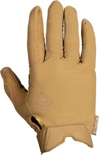 Vista 9 de First Tactical Guante de patrulla ligero para hombre Palma de piel de cabra ajustada con capacidad de pantalla táctil