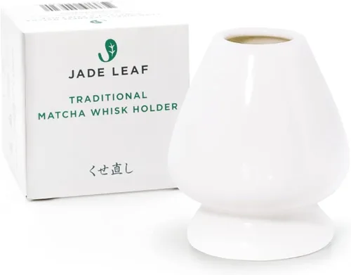 Vista 8 de Jade Leaf Matcha - Juego de inicio tradicional - El juego de regalo japonés Matcha incluye: batidor de bambú (Chasen), pala (Chashaku), tamiz