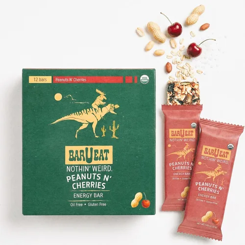 Vista 10 de BAR U EAT Barra energética sin gluten, orgánica, suave y masticable. Ingredientes de alimentos integrales Embalaje compostable Sin azúcar
