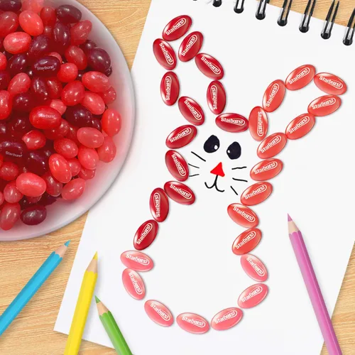 Vista 7 de STARBURST FaveREDs - Golosinas de gomita para Pascua, sabor a frutas rojas, 14 onzas