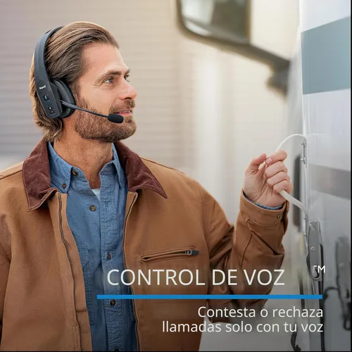 Vista 4 de BlueParrott B450-XT – Auriculares Bluetooth con cancelación de ruido, diseño actualizado con sonido líder en la industria y comodidad mejorada