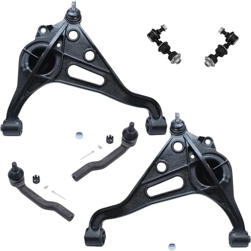 Vista 70 de Detroit Axle - Kit de brazos de control delanteros para Chevy GMC Silverado Sierra 1500 Avalanche Yukon Tahoe Escalade ESV EXT, 2 brazos de control