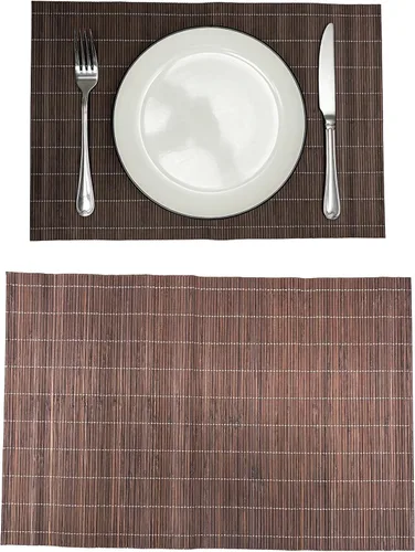 Vista 17 de Juego de 2 piezas esterillas de bambú para enrollar sushi, estilo japonés, natural, antideslizantes, de bambú, lavables, resistentes al calor