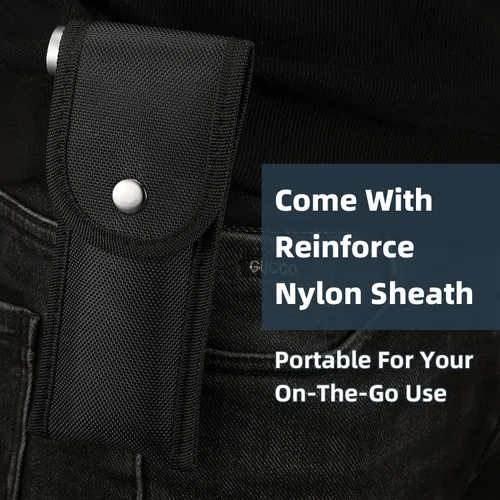 Vista 7 de HANSHI Llave Ajustable Mejorada Martillo Multiherramienta con Cortadores de Alambre Reemplazables de Acero de Tungsteno YG10 para Hombres, Cuchillo