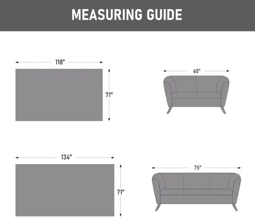 Vista 7 de Foreate Funda de sofá impermeable antideslizante para sofá seccional, manta Protector de muebles contra arañazos para gatos, protector de sofá