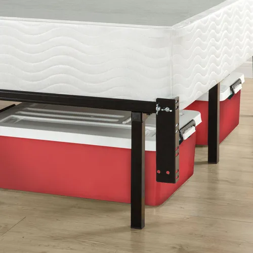 Vista 5 de ZINUS - Base metálica Compack de soporte para cama, 7 pulgadas, para colchón y somier, color negro, tamaño individual