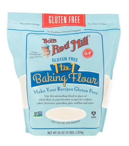 Vista 12 de Bob's Red Mill Harina para hornear 1 a 1 sin gluten, 22 onzas (paquete de 1), sin OMG, vegano, kosher