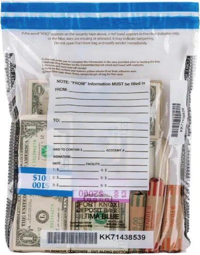 Vista 15 de Ultima Value Deposit Bag 9Wx12H - Bolsas de depósito bancario para efectivo - Paquete de 100